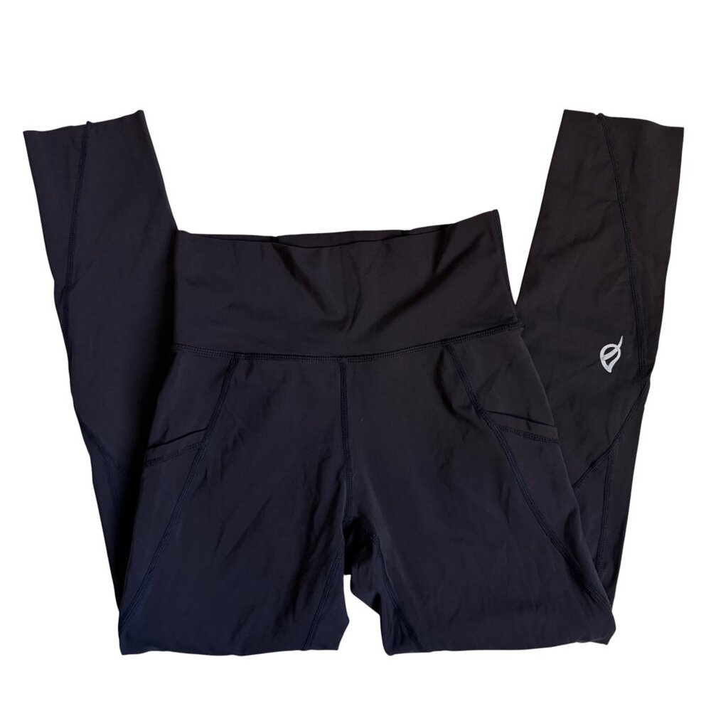 P’tula Side-Pocket 7/8 Leggings (Black) - Size Medium - Picture 3 of 9